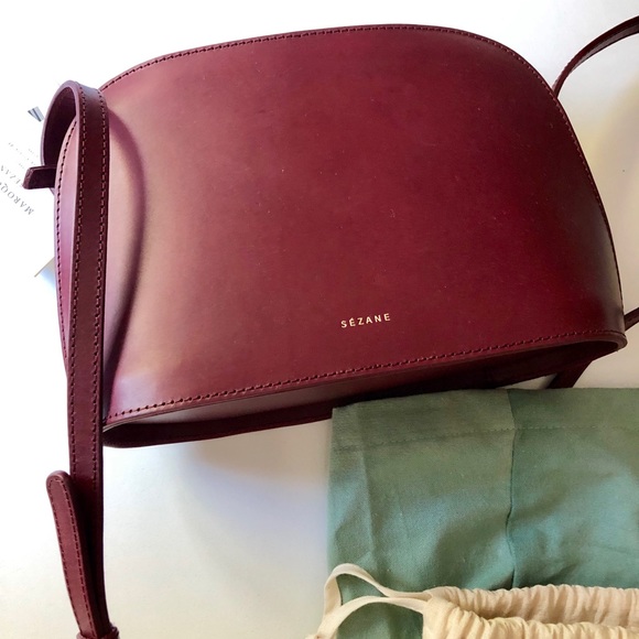 Sezane Handbags - Sezane Heritage Victor Bag / Heritage Burgandy NWT